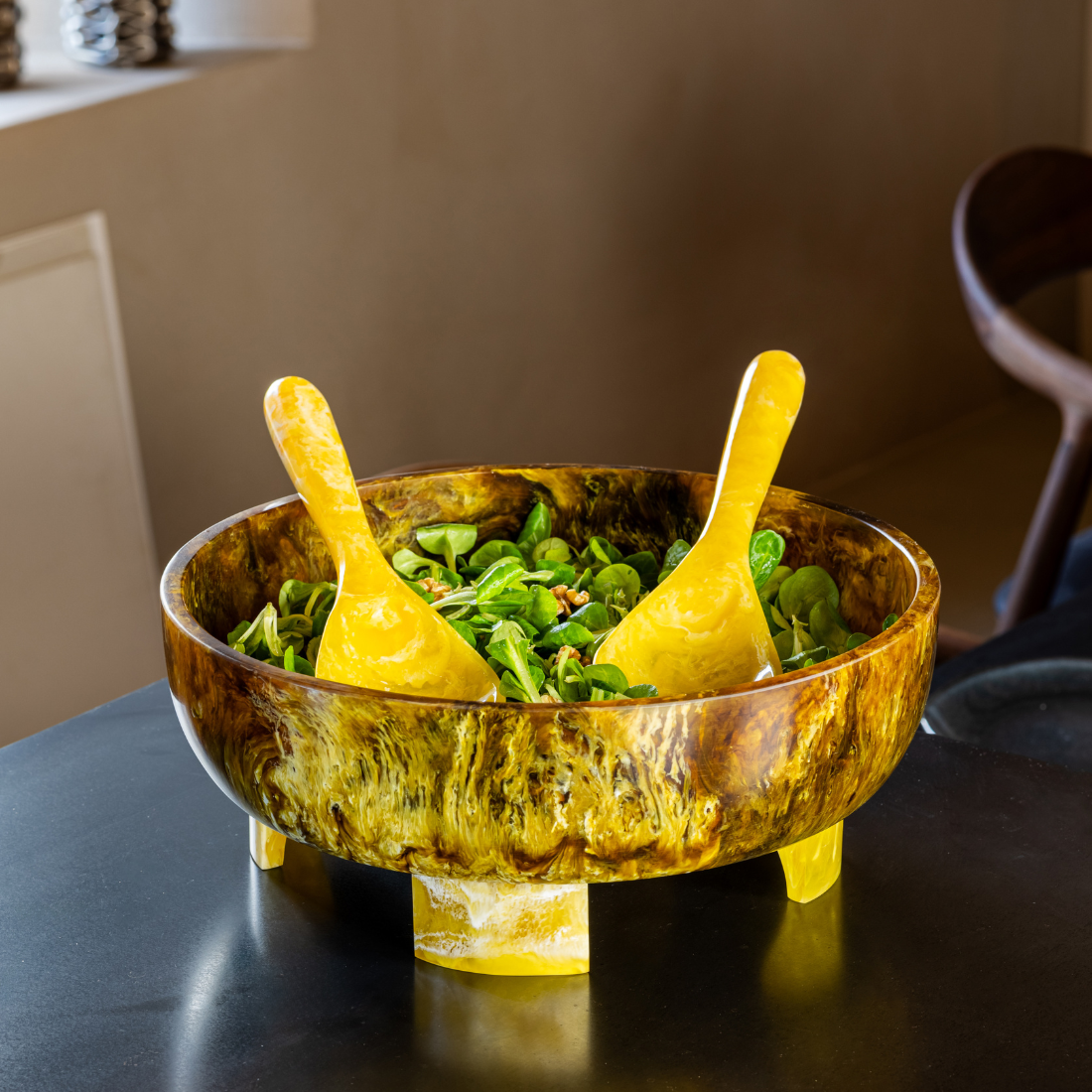 Salad Bowl Tiger, Pavone styling, Brut Homeware 2 web
