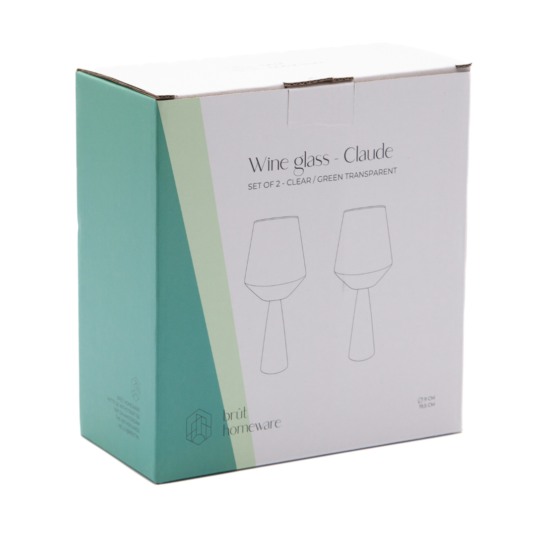 Wine glass Claude green Brut 4 web