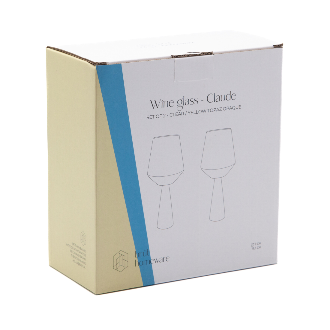 Wine glass Claude yellow Brut 4 web